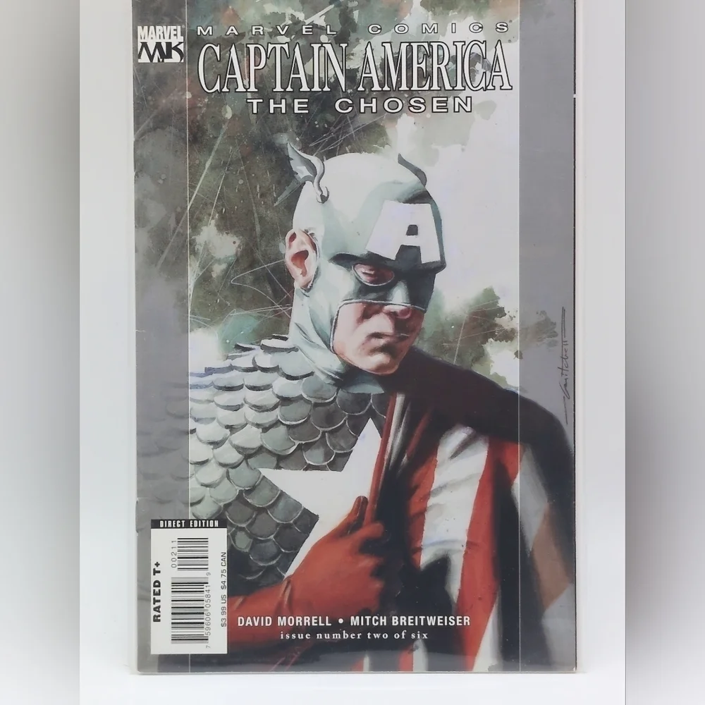 Captain America The Chosen Comic Book Set Of 7 # 1, 2, 2 variant, 3, 4, 5,6